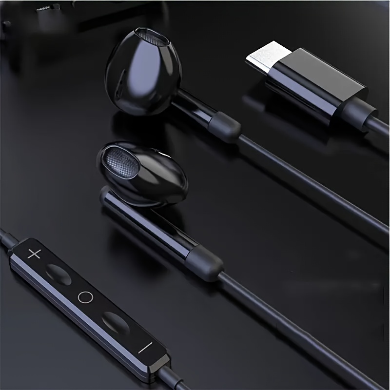   5mm type c jack dac chip high fidelity   stereo in ear wired headset for samsung ultra xiaomi oppo cell phone music game headset