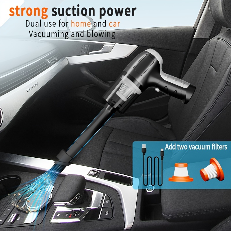 Portable Cordless Handheld USB-C 4000PA Car Vacuum Cleaner