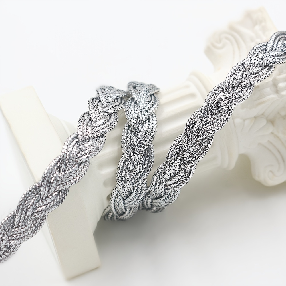 3 Yards Per Pack 8mm Thread Braided Braid Lace Twill Ribbon Handmade Hat Clothing Headband Craft Supplies