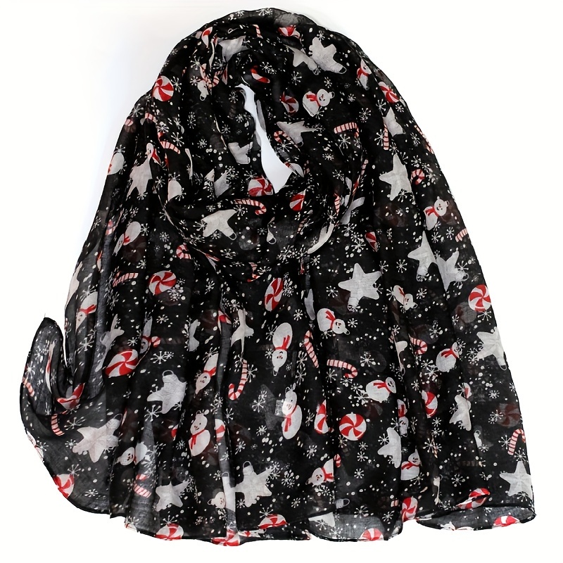 

Print Scarf - Chic & , Breathable Rayon , Casual