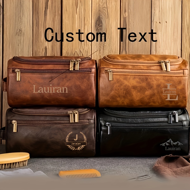 

1pc Luxetravel Pu Toiletry Bag, Multifunctional Organizer , For