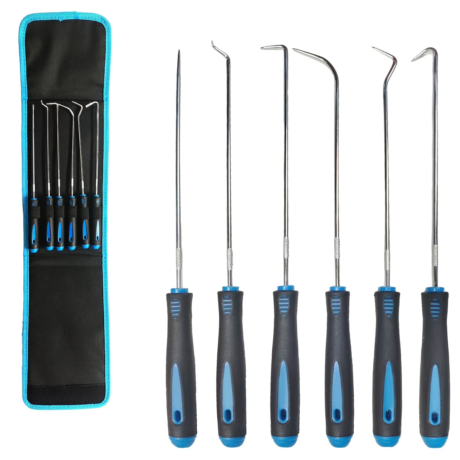 6pcs Precision Pick And Hook Set, Car Seal/o- Gasket Pick Mini Precision Hooks Puller Remover