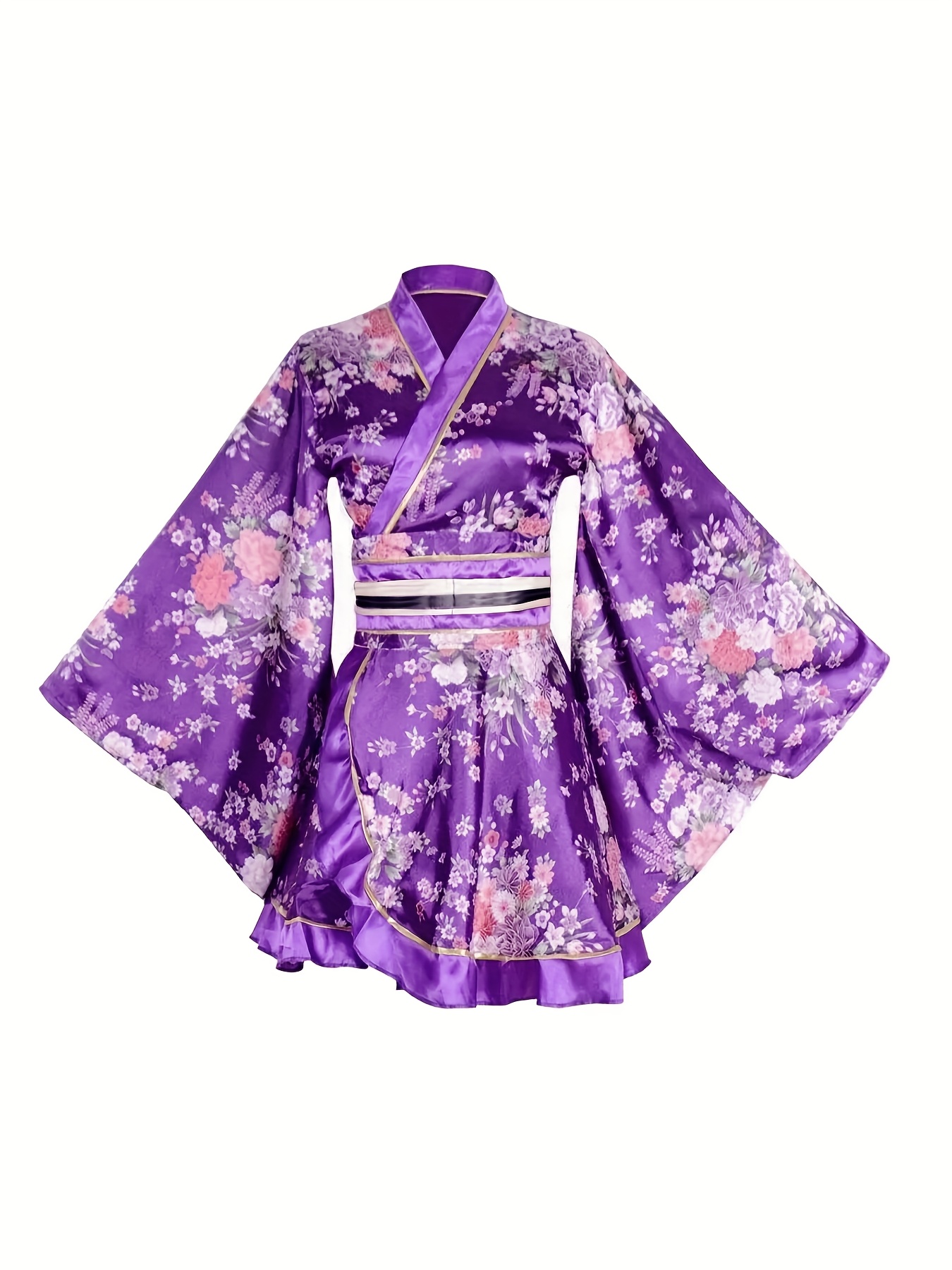 kinder kirschblüten serie japanische formelle traditionelle knöchelhose kleidung, kirschblütenfarben in 3 sorten, fügt verschiedene schönheit zu kleidung hinzu. klassischer japanischer traditioneller stil, -ähnliche weiche textur, bequem zu tragen, einheitsgröße
