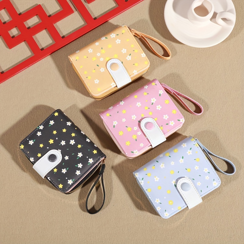 

Contemporary Mini Women's Rfid Wallet, Faux Leather Card Holder With , Nylon Lined Clutch Purse With , Design, Pu Material - Guangzhou Area