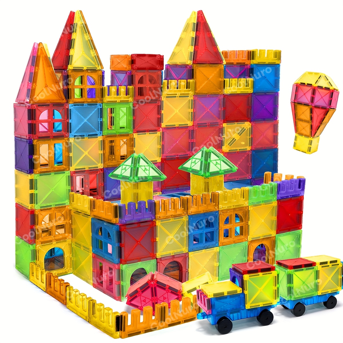 6-80 piezas de bloques magnéticos, imanes para azulejos, cubos