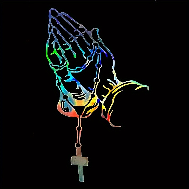 1pc Sticker, Gesture, Automotive Vinyl Decal For Glass Windows Suitable For Cars/motorcycles Decoration