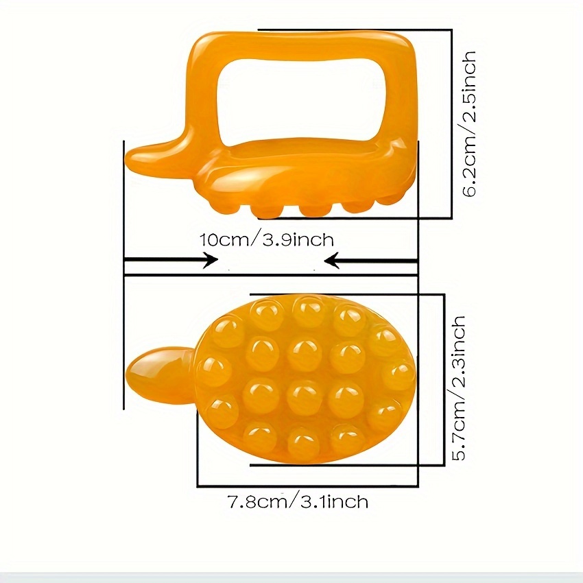 Портативный Массажный Инструмент В Форме Черепахи, 1 Шт., Меридианная Щетка, Точечный Перфоратор Для Домашнего Использования, Инструмент Гуа Ша подробные сведения 3