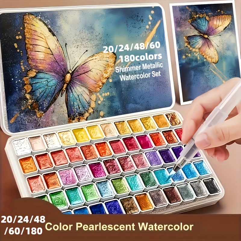 watercolor paint set sold on Temu United States