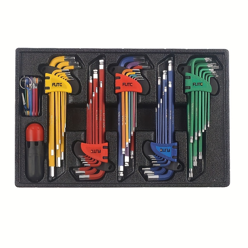 

- Tool Set Hex & Screwdrivers, And - Metal