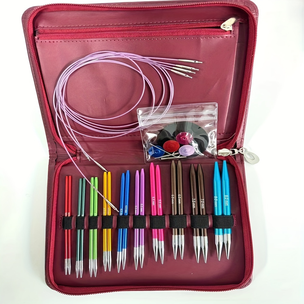 Set D'Aiguilles Circulaires Interchangeables Colour Collection - Lykke | Les Ciseaux Magiques