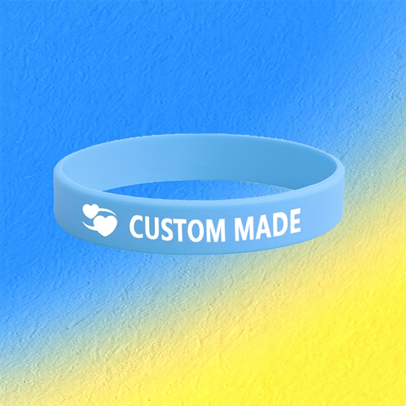 42 Custom Wristbands with Self-Defined Text