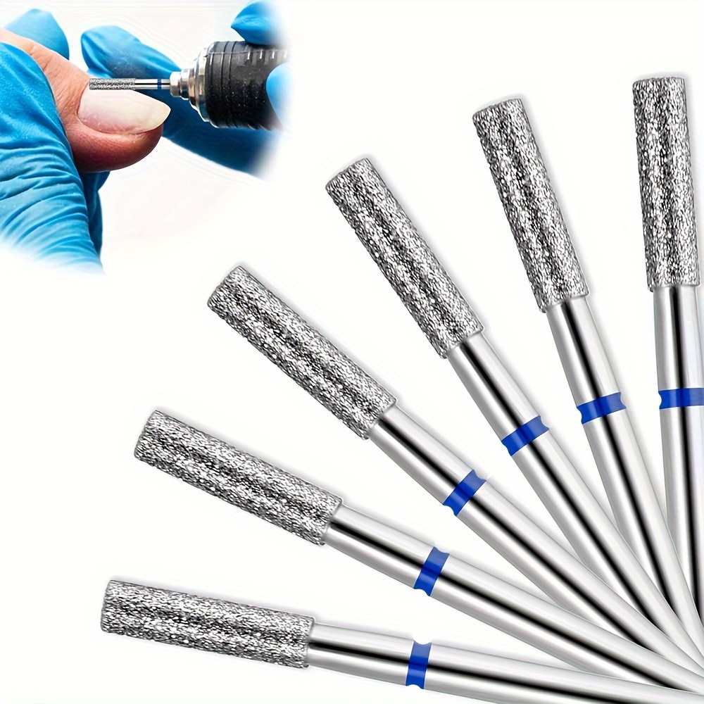 

6pcs Nail Drill Bit Set - Professional Cuticle & Gel Removal, Manicure Tools For Hands, Feet & Nails