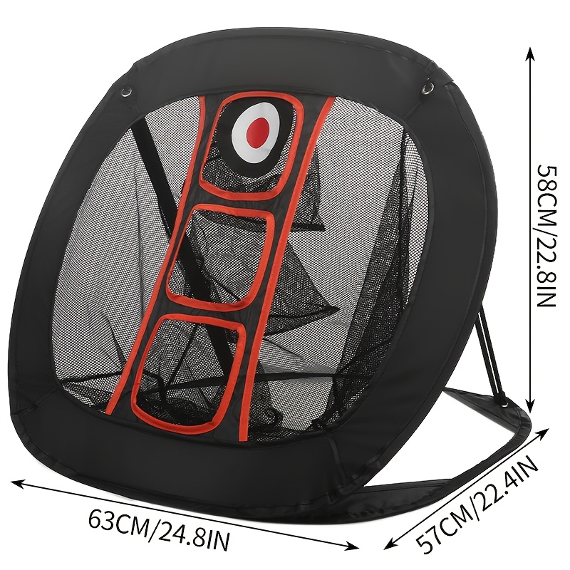 TEMU Golf Training Net Golf Training Equipment Suitable For Indoor And Outdoor Use Foldable Golf Practice Net Chipping Net Golf Ball Training Net