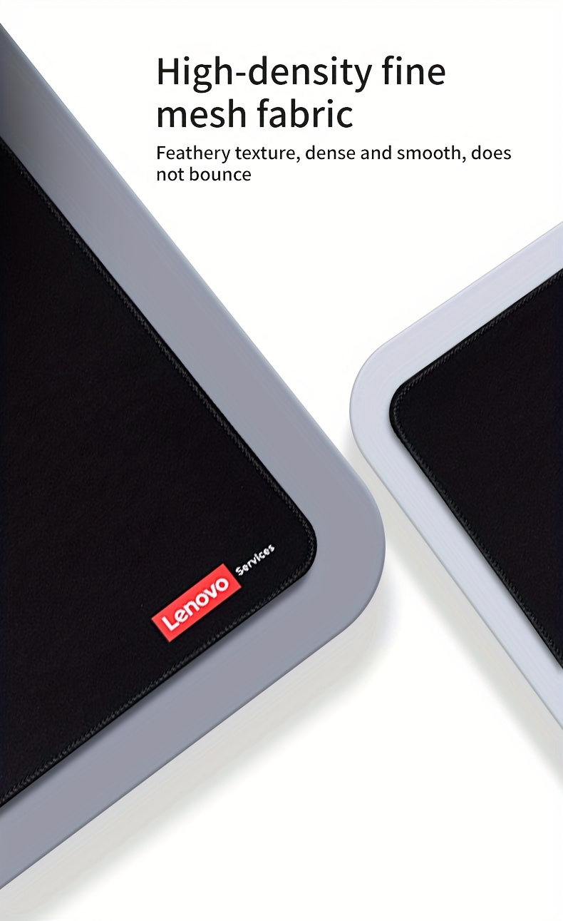 Lenovo Classic Non-Slip Gaming and Office Mouse Pad - Large Desk Mat with Anti-Slip Base, Precision Tracking, Easy-Clean Surface for PC, Laptop, Computer - Compatible with Lenovo Computers, Large Mousepad for Desk, Sleek Design