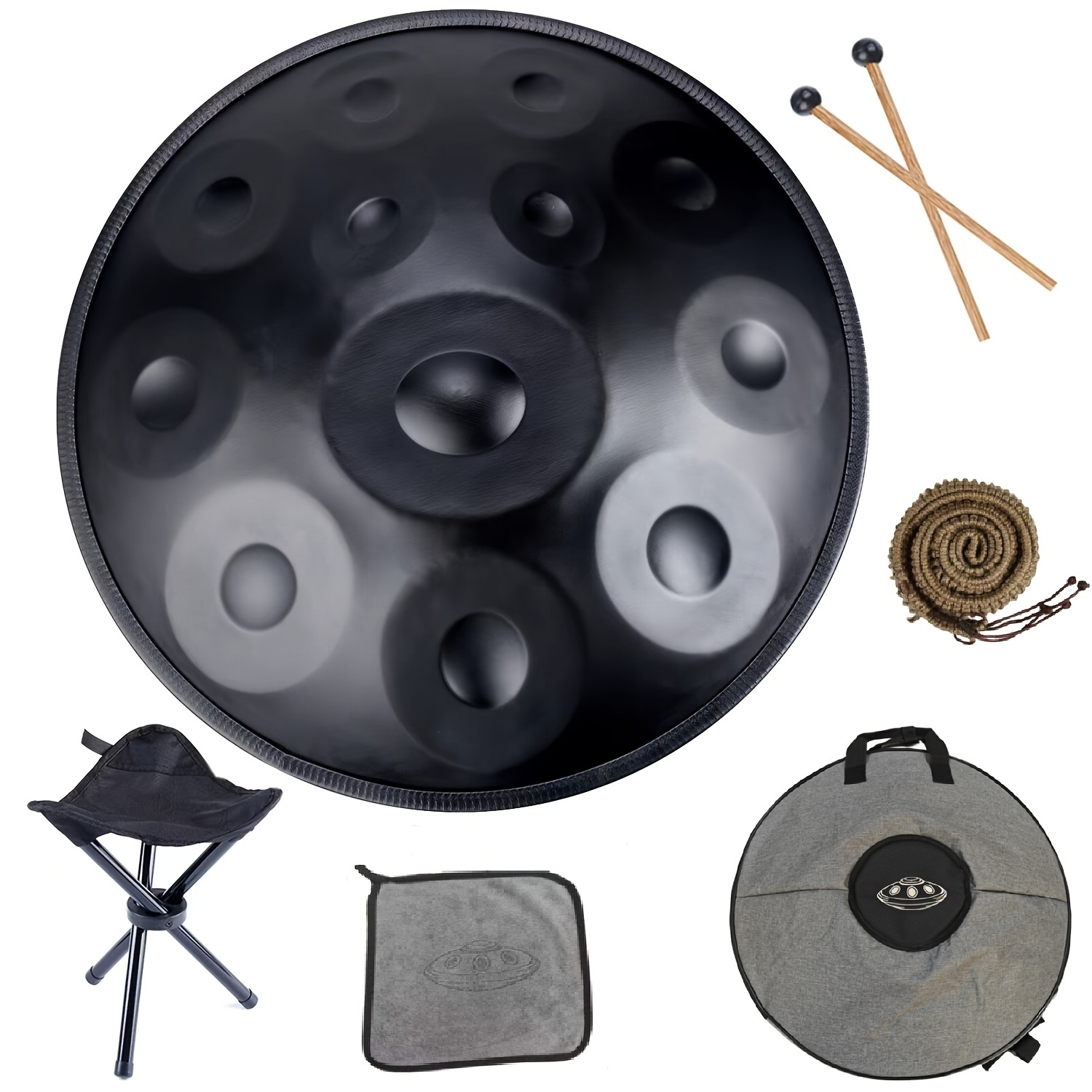 Black Hand Pan Drum