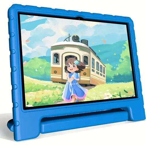 10 1inch kids tablet 8 4 4 gb 64gb android 14 wifi 1280 800 6000mah educational drop protection google eye protection best gift