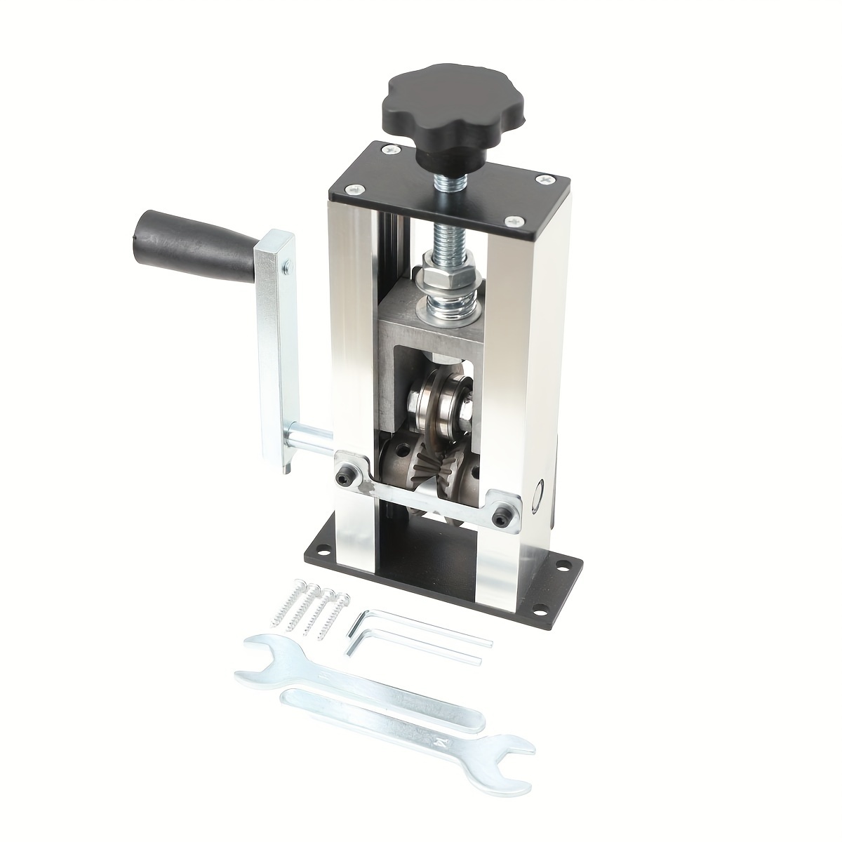Manual Wire Stripping Machine Copper Stripper With Hand Crank Or Drill Powered Portable Frame Wire Peeler For Scrap Copper Recycling For Cable Wire Thickness Range 1mm-25mm