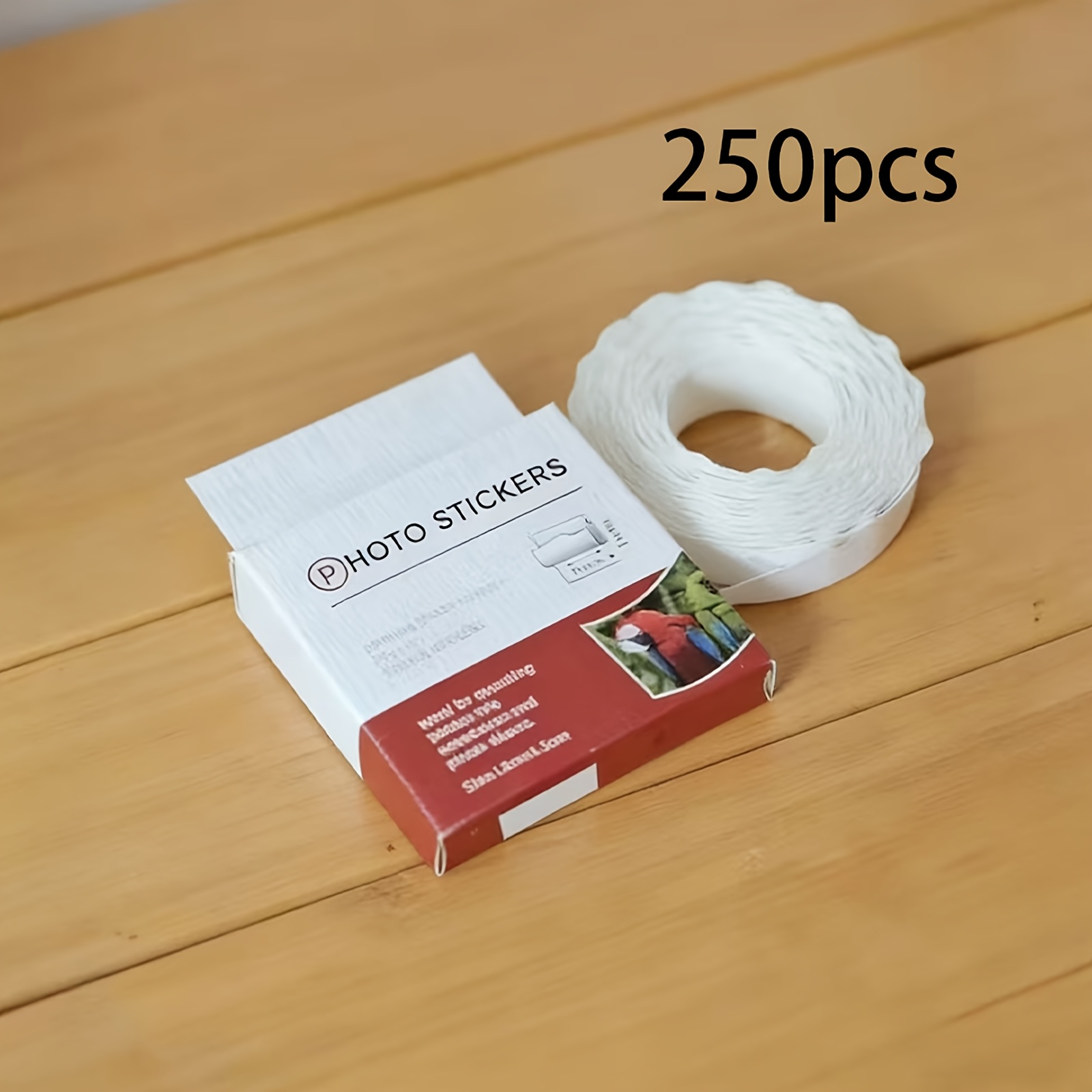 E-shop 250/500 Blatt Fotoaufkleber | Stark selbstklebend, kein -Kleber erforderlich, geeignet für Fotoalben, Tagebücher, Karten, Blumenarrangements |