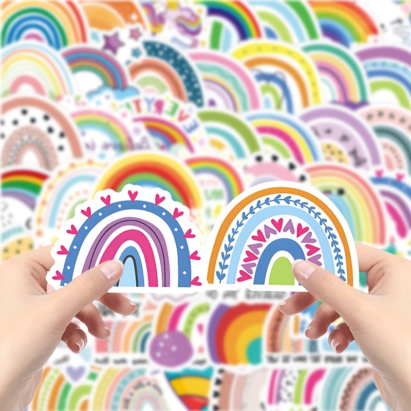 50-pack Series Cartoon Stickers | High- Vinyl Decals For Gift Wrapping And Decoration, Single Use