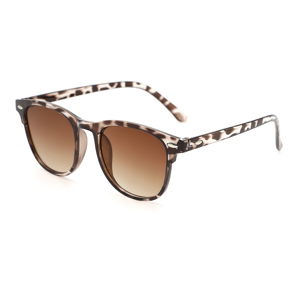 TEMU Men's & Women's Retro Square Sunglasses - & Lens Suitable For Vacation, Outdoor, Daily Use, Uv Blocking Eyewear, Stylish Retro Square Frames For