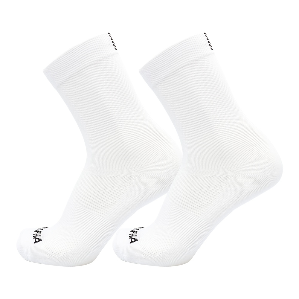 TEMU 1 Pair Athletic Cycling Socks, Comfortable & Breathable, Sweat Absorption Autumn Winter Warm Mid-tube Socks
