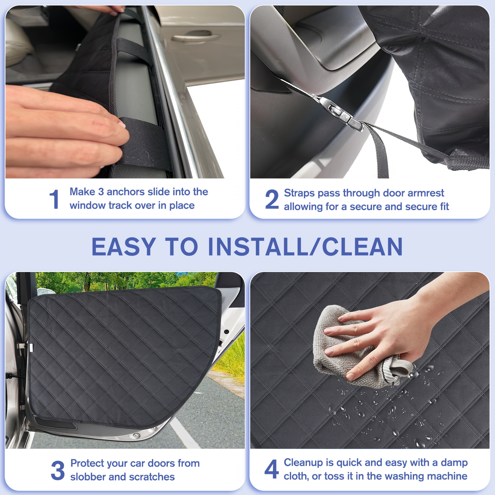 dog car door protector prevents scratches pets protects Temu Germany