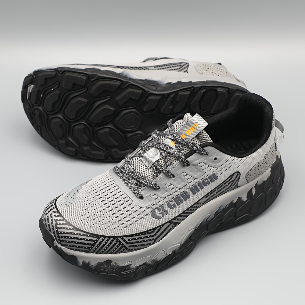 Men'S Thick-Soled Height-Increasing Sports Casual Shoes, Comfortable And Lightweight, Shock-Absorbing Outdoor Jogging Shoes, Slip-Resistant And Breathable Hiking Footwear