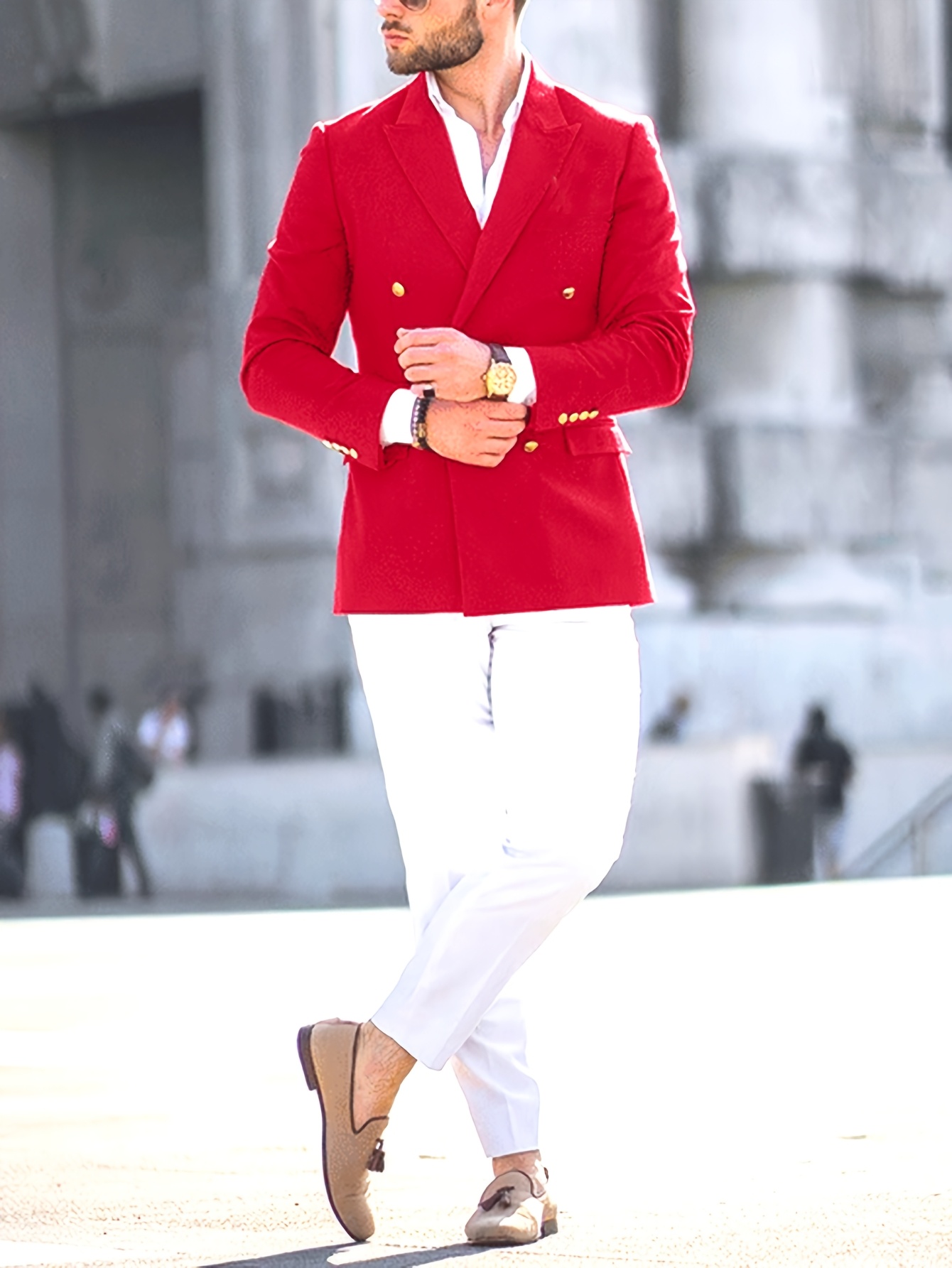 Blazer Outfit Red And White Blazer Mens Red Suit Jacket White