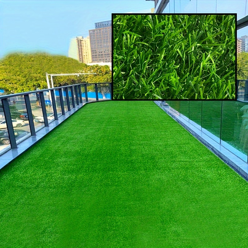 

Luxury High-density Artificial Grass Mat, Soft Plastic Carpet With 25mm Fiber Height, Pet-friendly Indoor/outdoor Fake Grass Lawn - Needle Count 13 Per 10cm