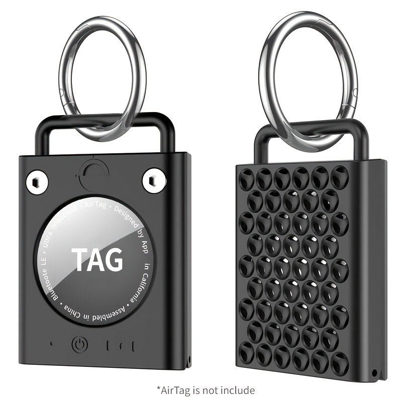 Image of Airtag Case Compatible With Airtags Keychain Air Tag Holder Ring Case Air Tags Key Chain Loop Holder For Luggage Dog Pet Collar Air-tag Accessories For Gps Item Finder Track