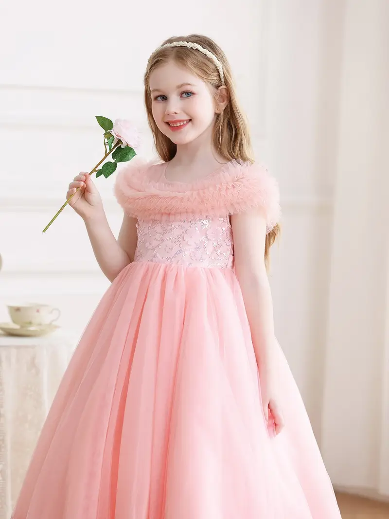 Valentine Dress Heart Tutu Dress Pink Sequin Flower Girl Dress: Tulle Princess Gown, Wedding Party Valentine Dress Heart Tutu Dress Pink Sequin Flower Girl Dress: Tulle Princess Gown, Wedding Party