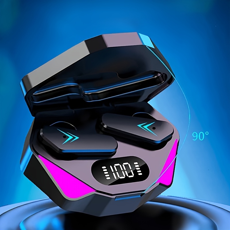 2025 TWS Wireless Earbuds, Hi-Fi Stereo Headphones, Sports Earbuds with Charging Case and Touch Control/In-Ear Design