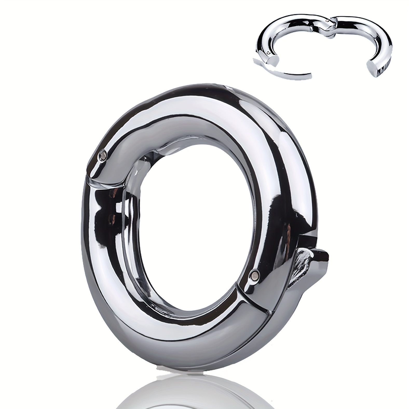 Adjustable Stainless Steel Penis Cock Ring Glans Penis Ball Temu