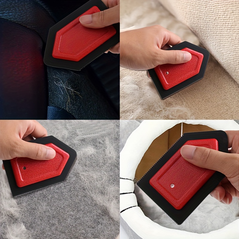 Image of Reusable Pet Hair Remover For Cars & Furniture - Ideal For Fur, Auto Detailing Supplies
