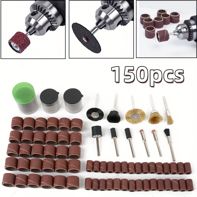 

161pcs Rotary Tool Accessories Assorted Set, Woodworking Polishing Tool For Mini Drill, Rotary Tool, Power Tool Accessories Kit