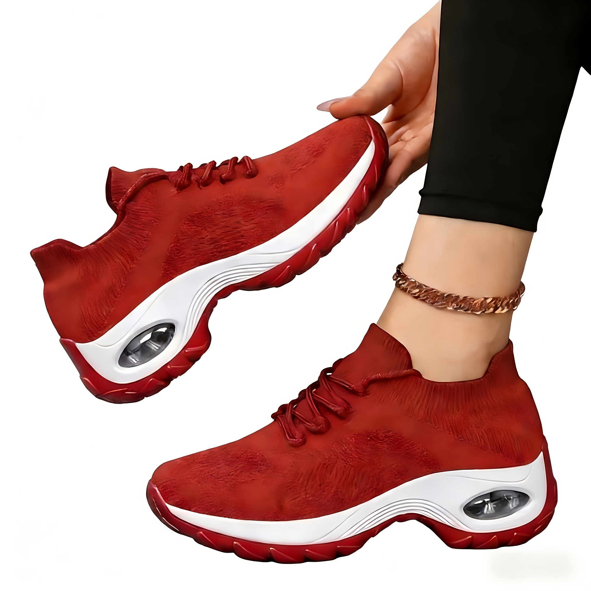 TEMU Women's Fashionable Walking Shoes, Lightweight Casual Shoes, Road Running Shoes, Breathable Tennis Shoes, Mesh Soft Padded Sneakers, Ideal For
