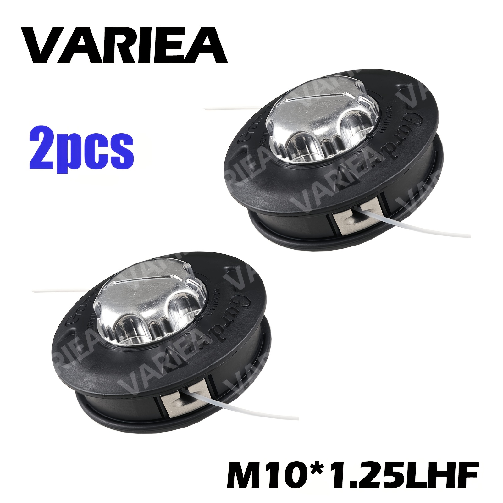 E-shop VARIEA-2-PACK, Schwarz, M10*1.25 Premium Automatischer Grasschneiderkopf - Effizientes Schneiden, Langlebig Einfach zu Installieren – für