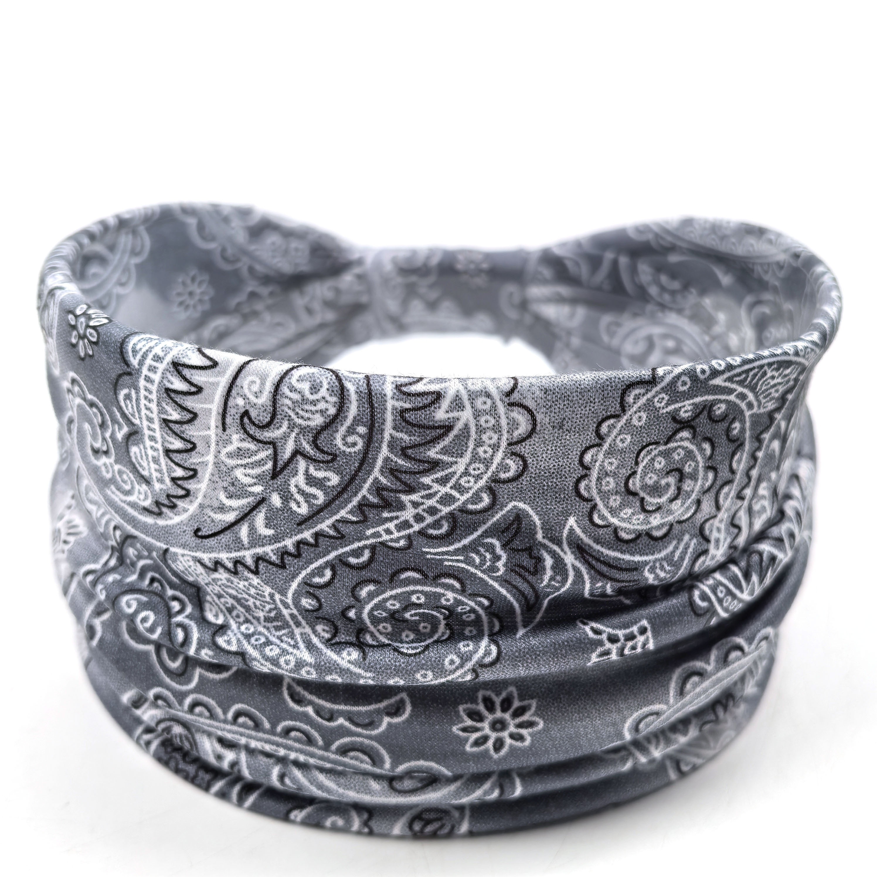 Image of 1pc Women's Wide Headband, Solid Color Knotted Headscarf, Style Hairband, Fashionable Headband For Yoga, Running, And Sports, Elegant And