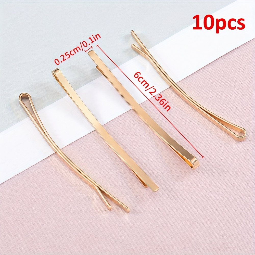 10pcs Of Kc Clips, 60-85cm Blank Base For Making Handmade Hair Clip Accessories