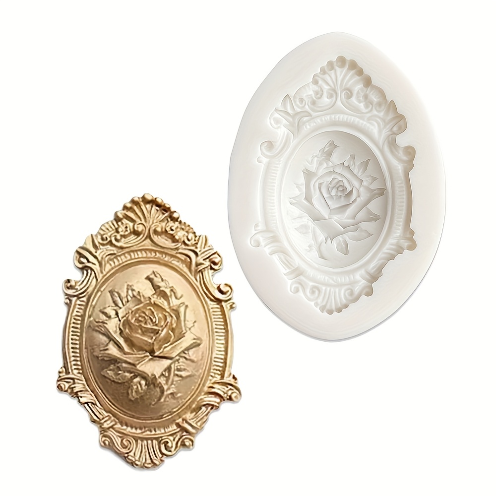 European Frame-shaped Silicone Mold For Fondant, Used For Decorating Chocolate Cakes