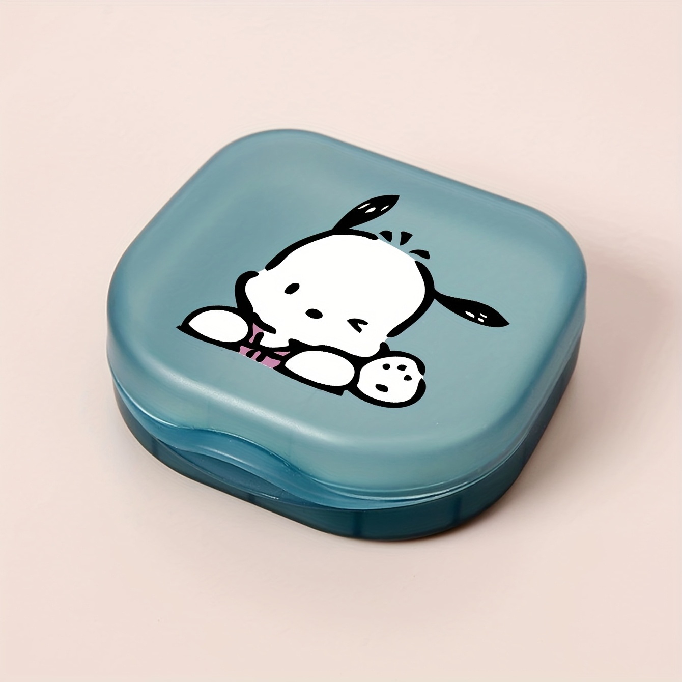 Image of 1pc Hello Kitty/kuromi/ Dental Instrument Container, Storage Box, Clear Plastic Container For , Bathroom, Gifts, Ideal For Retainers, Earrings, Necklaces, Rings Organization