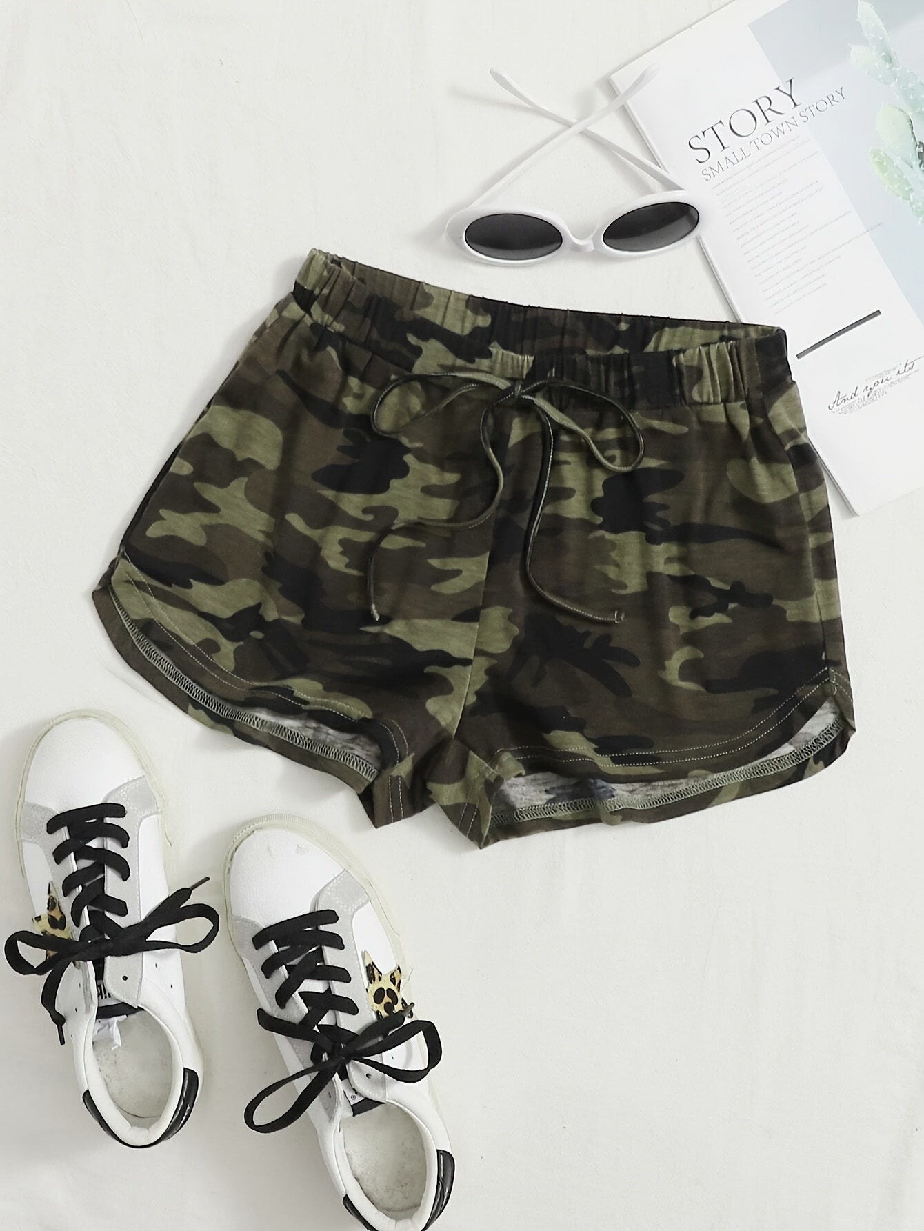 Shorts camuflados para mujer sale