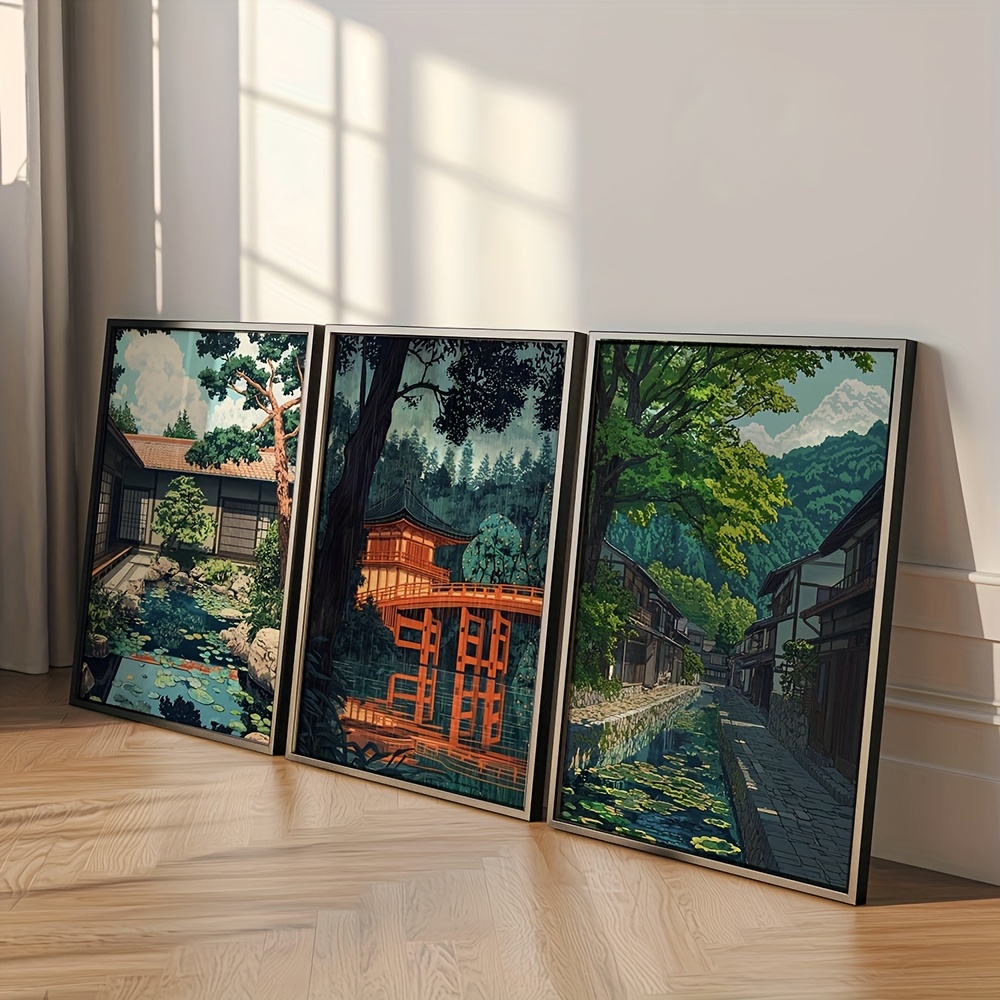 TEMU Set-of-3--posters.--japan-posters.--prints-set.-japanese-wall-art.--decor-prints.--travel-prints.-japan-art-prints