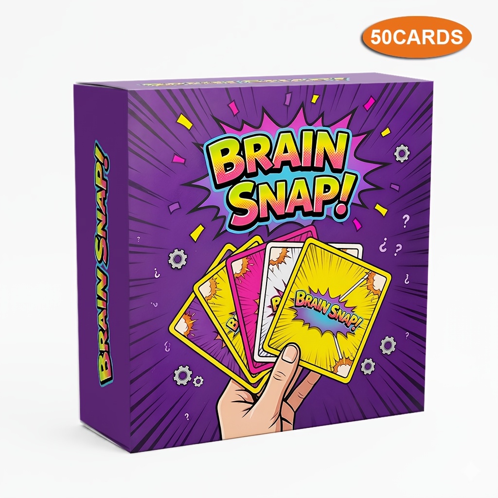 TEMU Jeu de société Card, cartes de puzzle de pour de fête décontractée, jeu de duel de vitesse de réaction, jouet éducatif de de groupe, cartes de