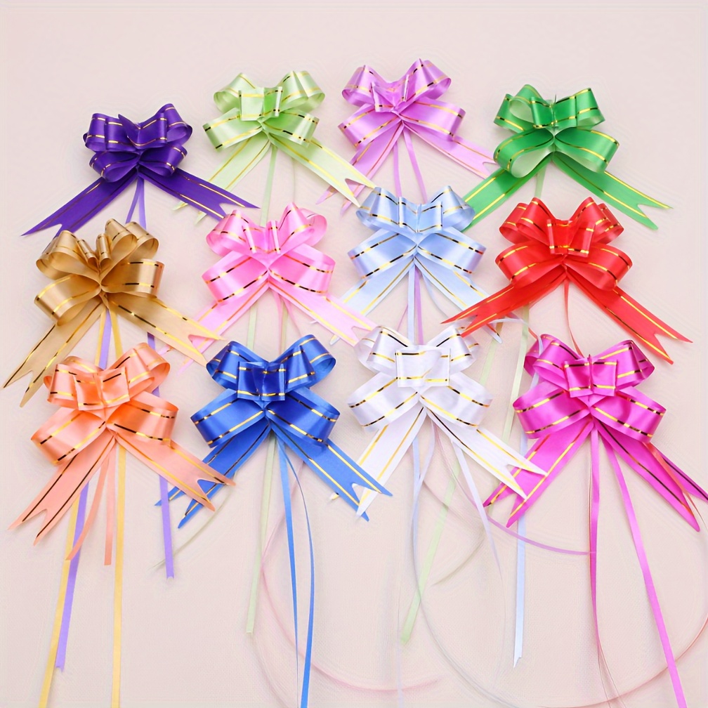 

100pcs Assorted Bows For Wrapping - For Weddings, , 's, Easter & - Decorations For Presents