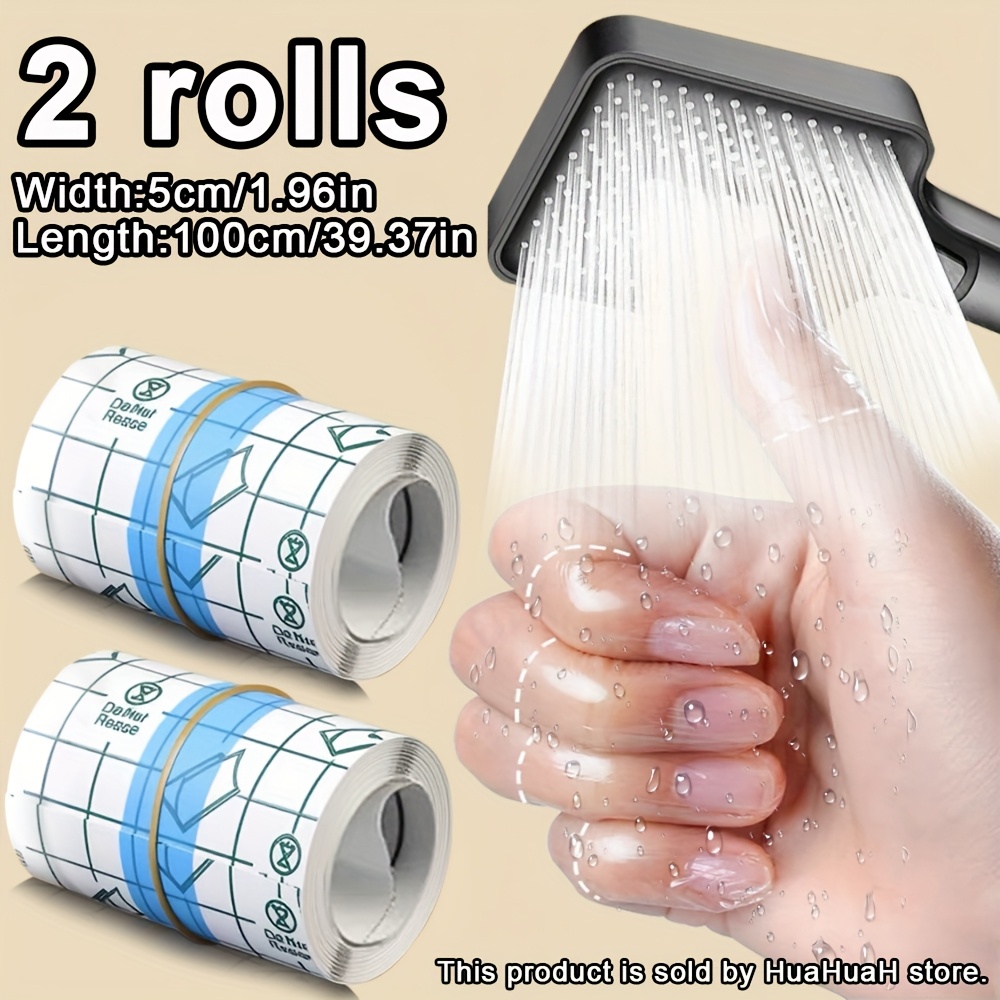 2 Rolls Of High , Transparent Self-adhesive Tape, Pu Material, High-, Finger Protection Film, Portable Finger Protection Bandage, For Preventing On Hands, Feet, And Legs And Keeping Dry, With Abrasion
