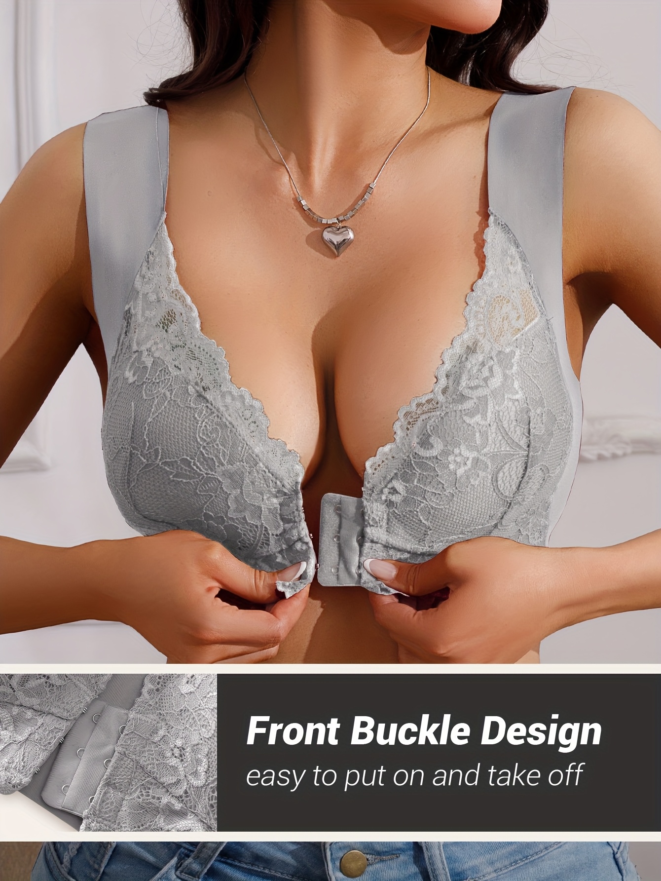 Sexy damesbeha met kanten voorkant