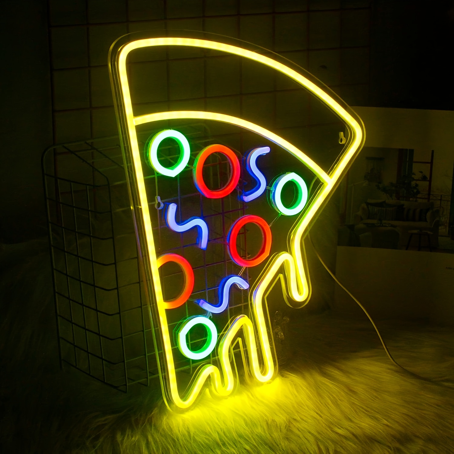 Advertising, Pizza Led Wall Decoration, Pizza Piece, Led Sign, Neon Sign, Food Neon Sign, Pizza Wall Art, Kitchen