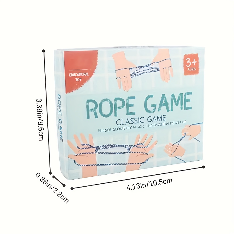Image of Classic Rope Game - Finger And Coordination Development, Educational Toy For , Interactive Colorful Ropes, Ideal For Cognitive Skills Enhancement