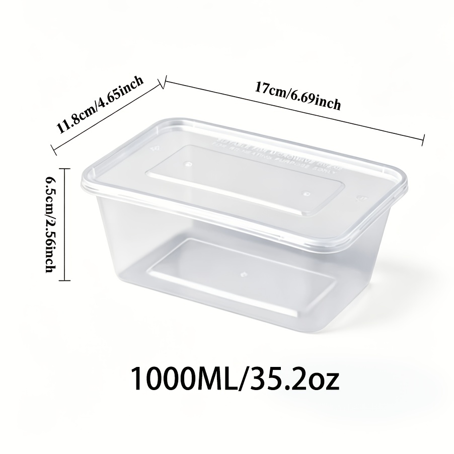 TEMU 20-pack (10 Lids And 10 Bowls) Of Reusable Food Storage Containers With Lids And Airtight Lids. Suitable For Takeout Food Storage, Outdoor